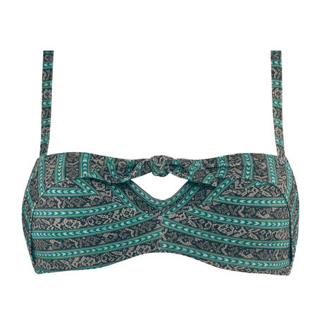 MARLIES DEKKERS Underwires Bandeau bikini top Bebali Ocean Teal