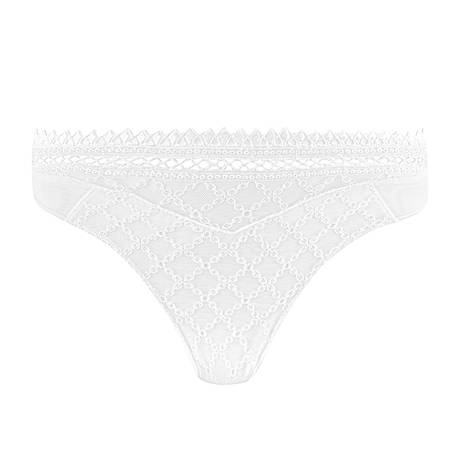 LOUISA BRACQ Slip Paco Blanc