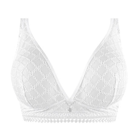 LOUISA BRACQ Soutien-gorge triangle sans armatures Paco Blanc