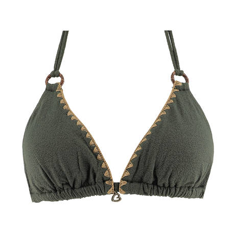 BANANA MOON Triangle bikini top Yero Santafe Khaki