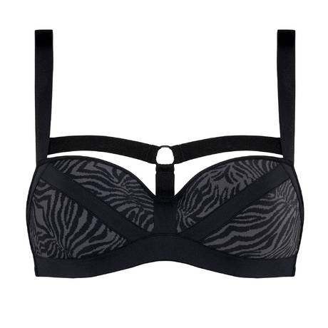 MARLIES DEKKERS Balconette bra Wing Power Black/Grey