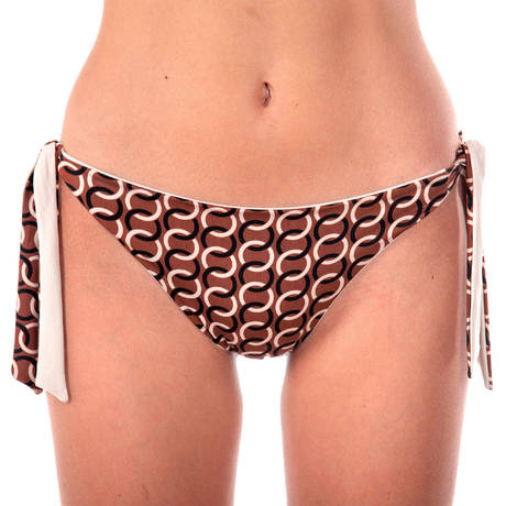 VALERY Bikini bottoms Brief ficelles Fairy Rings Brown