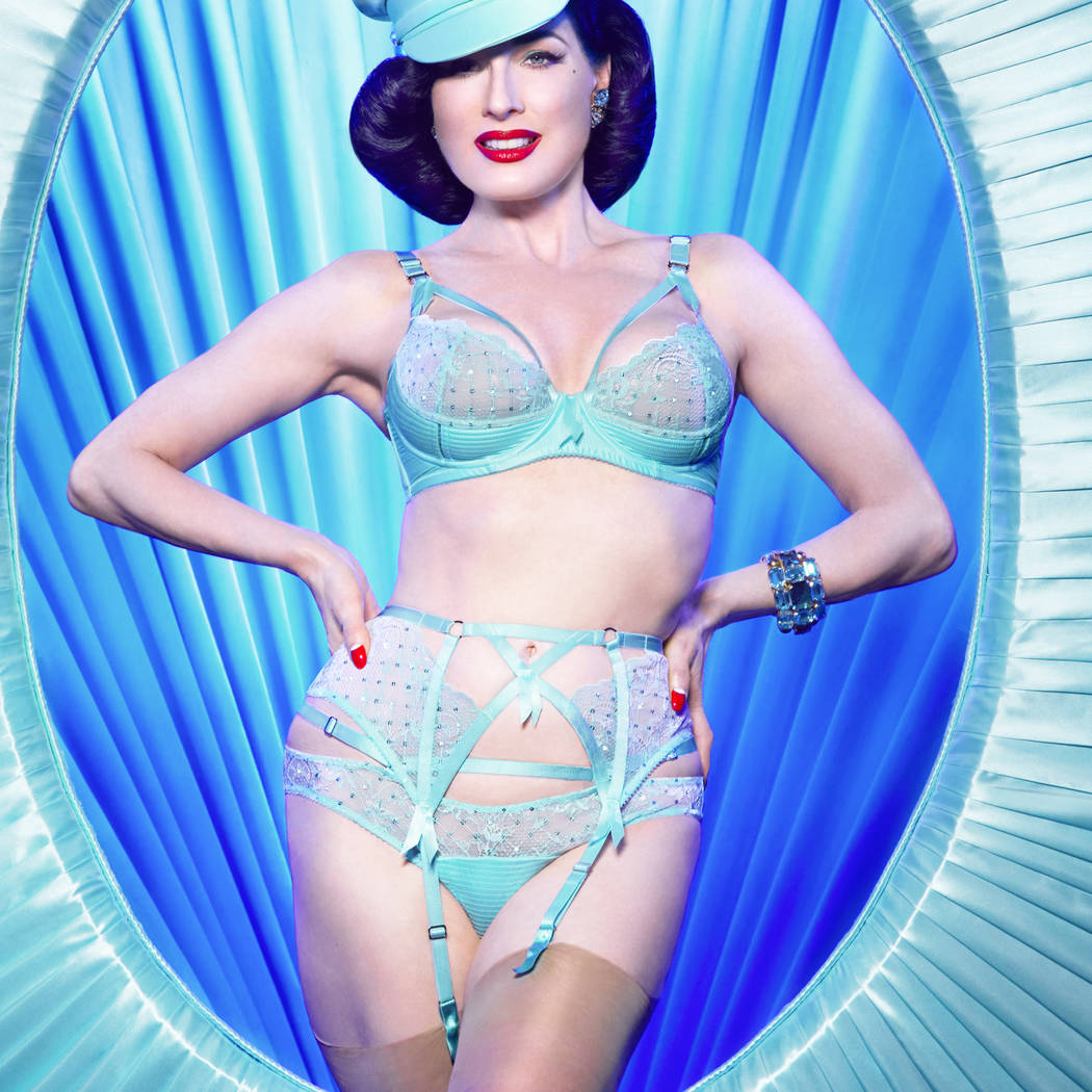 DITA VON TEESE Demi-cup bra Madame X Powder Blue
