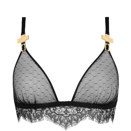 MAISON CLOSE Soutien-gorge triangle ouvrable Inspiration Divine Noir