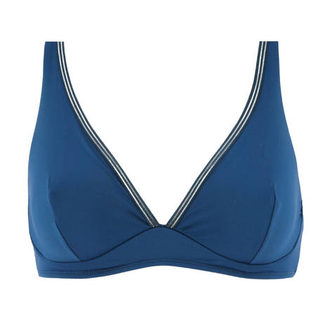 LIVIA Haut de maillot de bain triangle Banua Cordelia Bleu foncé