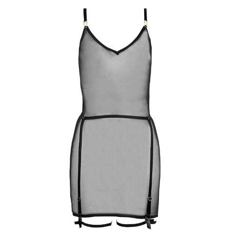 ATELIER AMOUR Dress with garter belt Insoutenable Légèreté Black