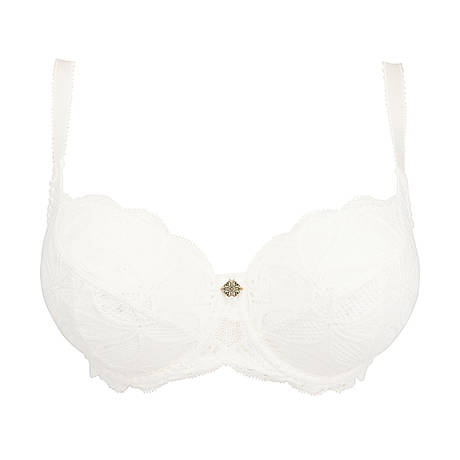 ANTIGEL Lace demi-cup bra fitting Stricto Sensuelle Ecru Nacre