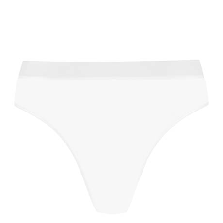 MAISON CLOSE High-waisted thong Corps à Corps Blanc Doré