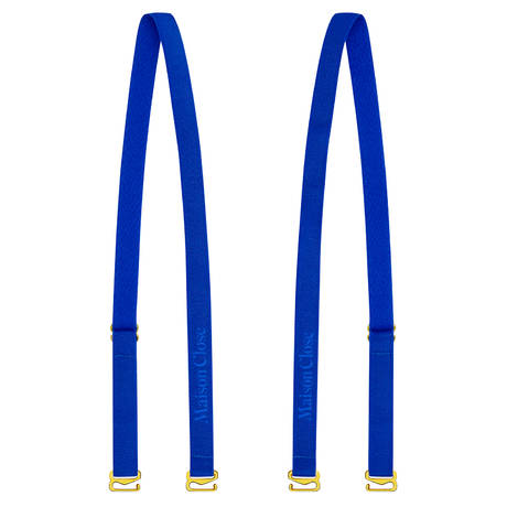 MAISON CLOSE Bra and bodysuit straps Corps à Corps Néon Bleu Or