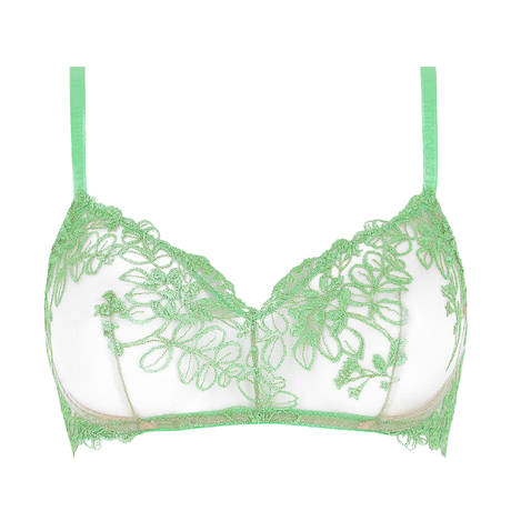 I.D. SARRIERI Wireless bra Jardin des Tuileries Light Green