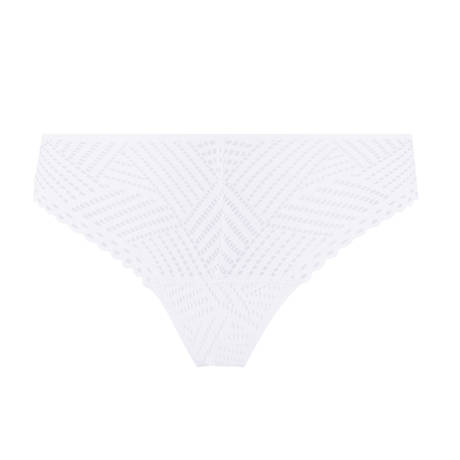 ANTIGEL String en dentelle Tressage Graphic Tressage Blanc