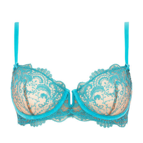 DITA VON TEESE Demi-cup bra Nom De Plume Butterfly Blue