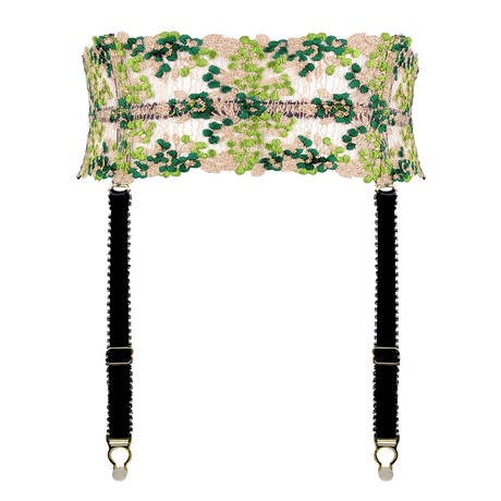 EDGE O' BEYOND Garter belt Jess Green