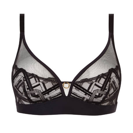 CHANTELLE Wireless bra Graphic Support Black