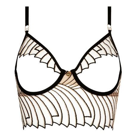ATELIER AMOUR Ouvert bustier Cosmic Dream Black