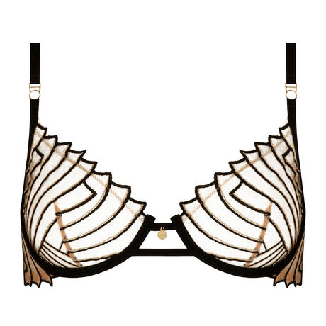 ATELIER AMOUR Demi-cup bra Cosmic Dream Black