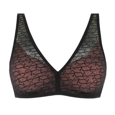 TRIUMPH Lace Wireless padded bra Signature Sheer Black