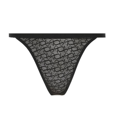 TRIUMPH String en dentelle Signature Sheer Noir