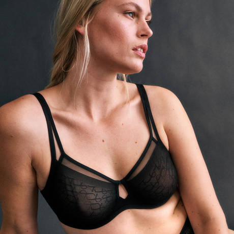 TRIUMPH Lace minimizer bra Signature Sheer Black