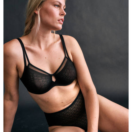 2 pieces set TRIUMPH Signature Sheer Black
