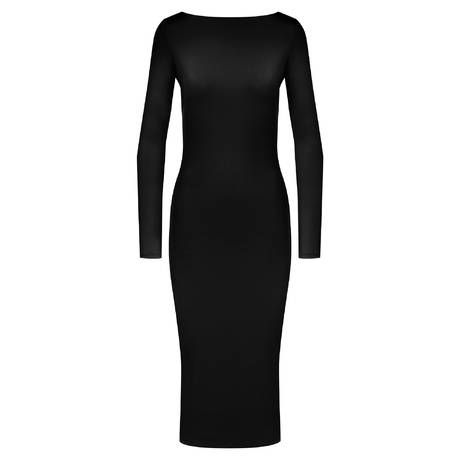MAISON CLOSE Open-back midi dress Le Vestiaire Black