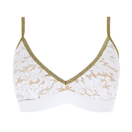 PAIN DE SUCRE Lace triangle bra Swann Swann Ecume