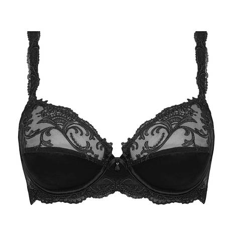LISE CHARMEL Soutien-gorge armatures en soie Splendeur Soie Noir