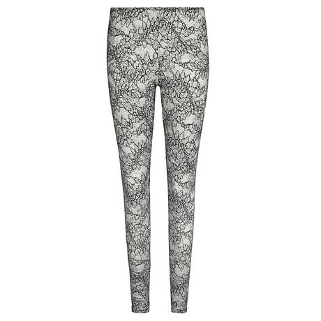 ANTIGEL Leggings Power Dentelle Dentelle Fusain