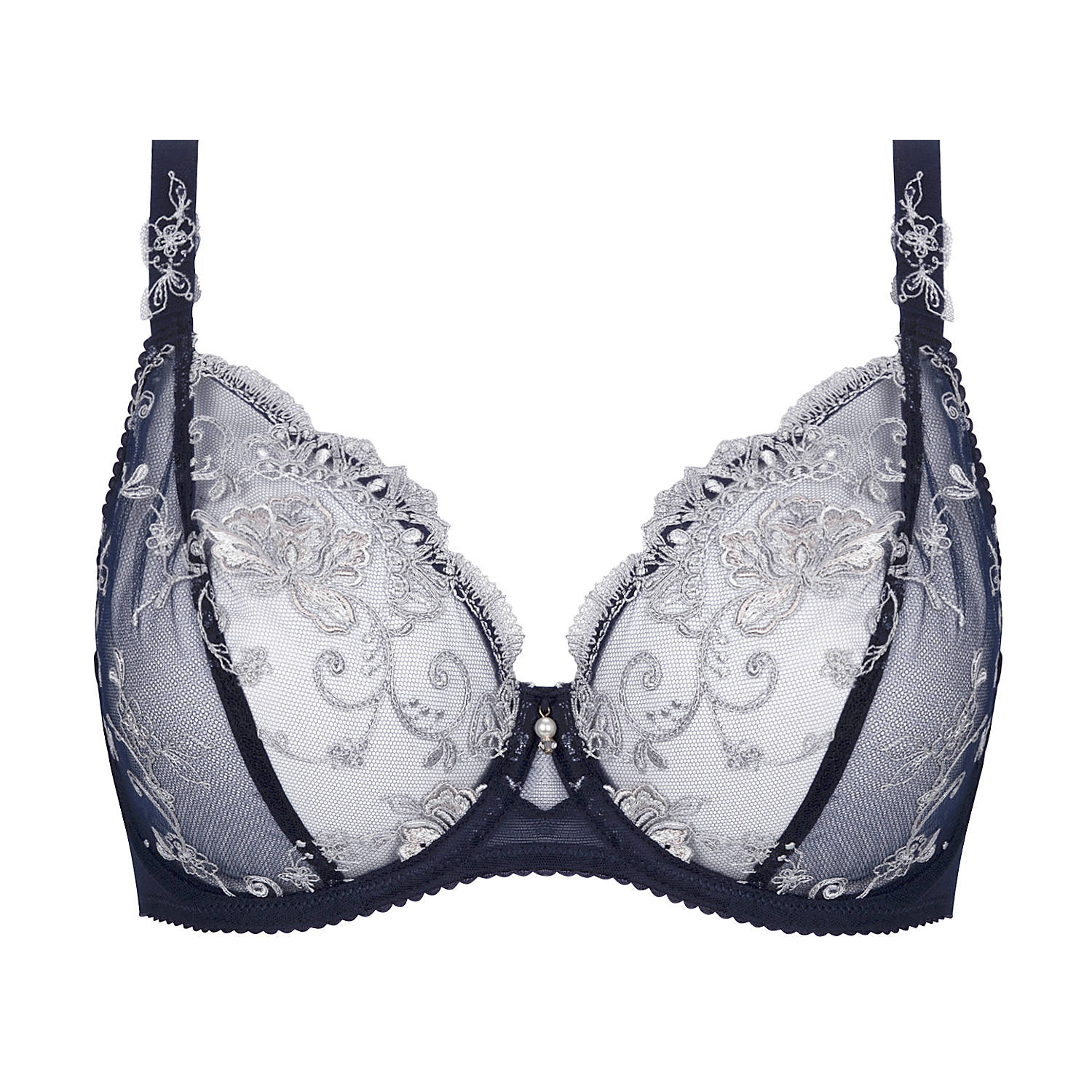 String Antigel Lise Charmel 'Pois Bohème' - Taille FR 3 - Couleur écru Nacré - Neuf Avec étiquettes - Pack De 1