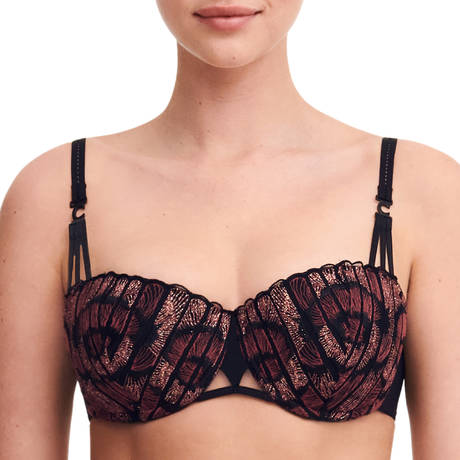 CHANTELLE Soutien-gorge corbeille coques Nightfall Graphic Flowers