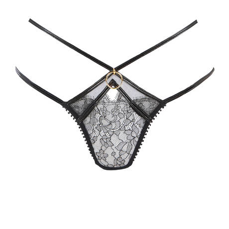 AGENT PROVOCATEUR Lace brief Foxie Black