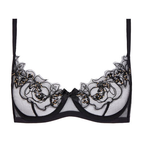 AGENT PROVOCATEUR Demi-cup bra Lindie Black