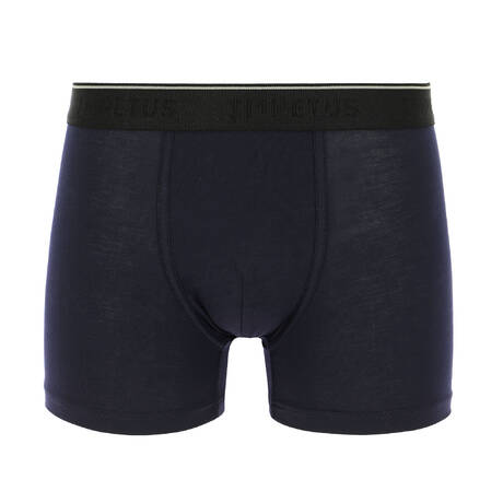 IMPETUS Men's long boxer brief Soft Premium Navy Blue