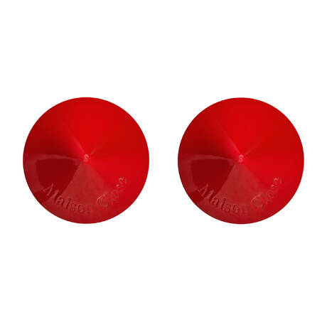 MAISON CLOSE Leather nippies Les Fétiches Rouge Vernis