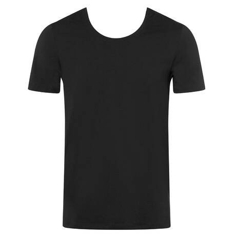 HANRO Cotton men's T-shirt Cotton Superior Black