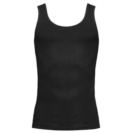 MEY Débardeur homme en coton Casual Cotton Noir