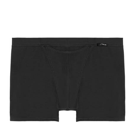HOM Men's boxer brief with HO1 opening Tencel Soft Black