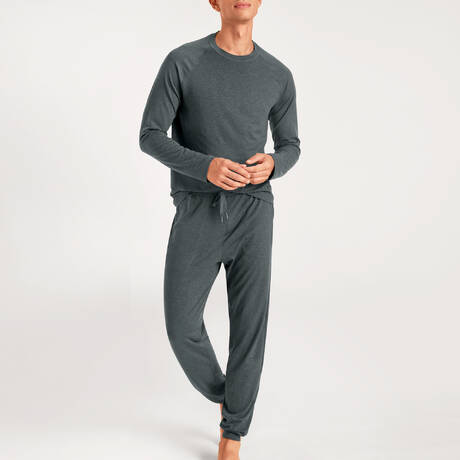 Ensemble 2 pièces CALIDA DeepSleepWear Warming Anthrazit