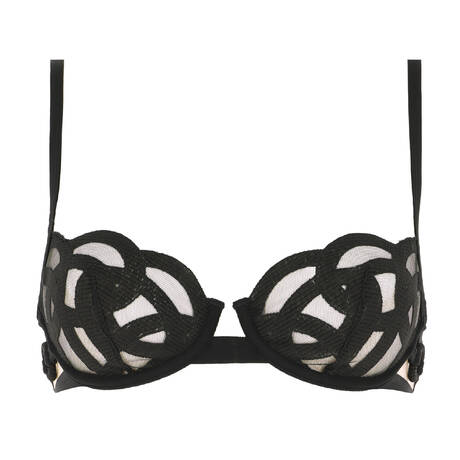 LIVY Soutien-gorge corbeille Kimbaku Noir
