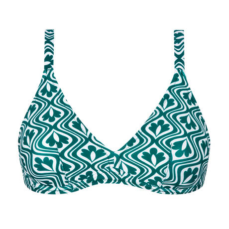 ANTIGEL Haut de maillot de bain triangle bonnets profonds La Relax Vert Relax