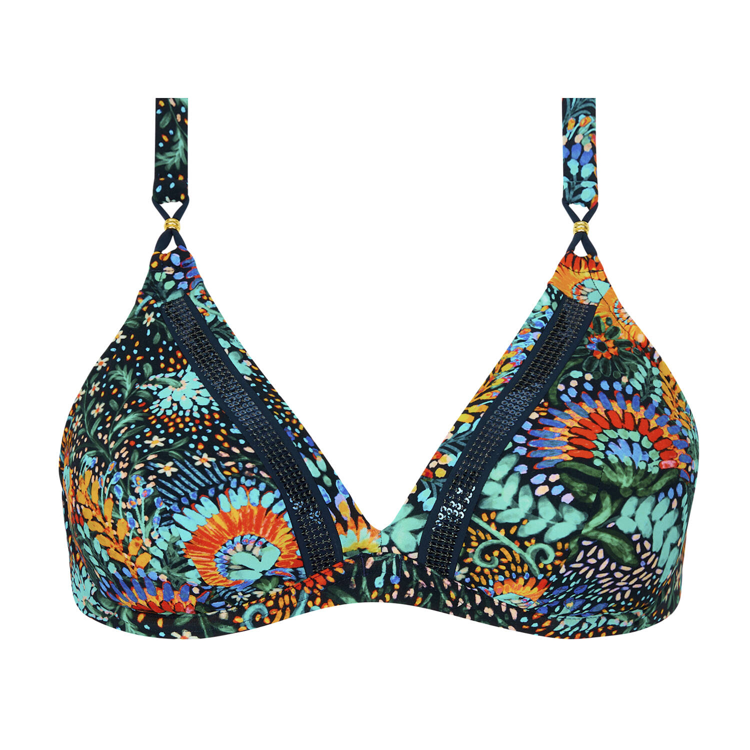 Plus-size triangle bikini top Lise Charmel Beauté Cosmique