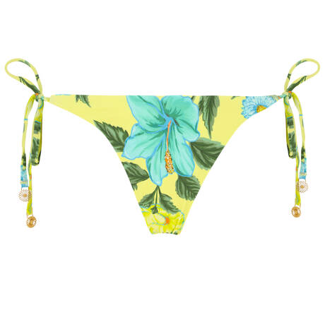 SEAFOLLY Reversible tie side bikini bottom Garden Party Limelight