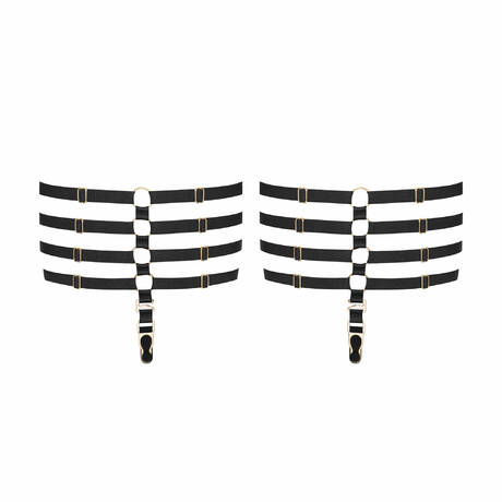 MAISON CLOSE Garters Signature Les Fétiches Black