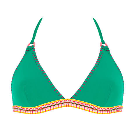 BANANA MOON Triangle bikini top Wako Kalany Green