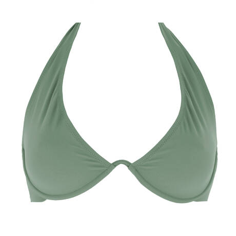PAIN DE SUCRE Triangle bikini top Camélia Sensitive Uni Life Amande