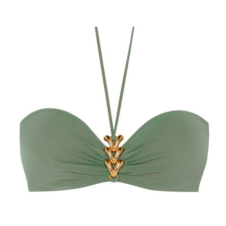 PAIN DE SUCRE Haut de maillot de bain bandeau Meryl Sensitive Uni Life Gold Amande