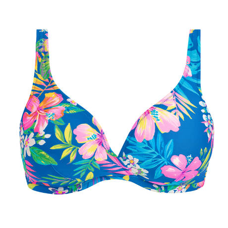 FREYA Triangle bikini top Hot Tropics Blue