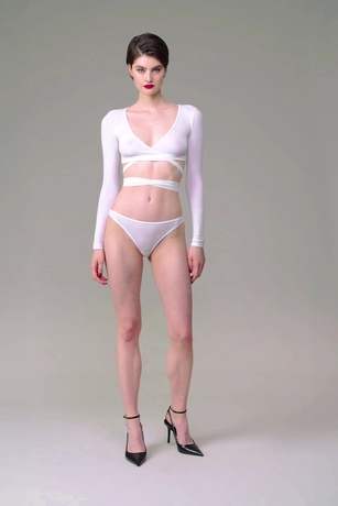 【Maison Close】新作★La Femme Amazone★レギンス Long sleeves Wrap top - La Femme Amazone – Maison Close US