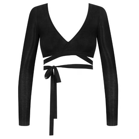 MAISON CLOSE Cache-cœur La Femme Amazone Noir