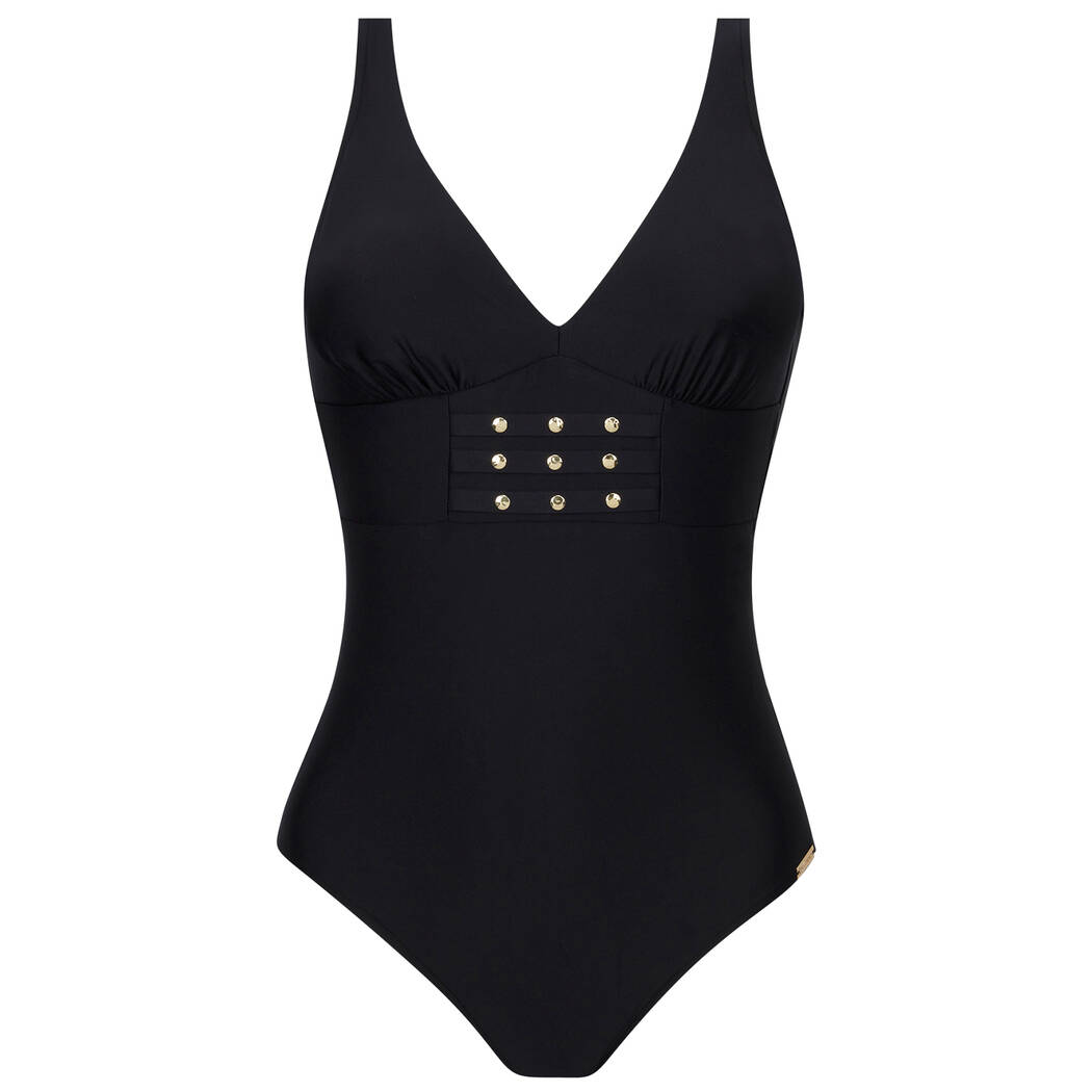 Wireless one piece swimsuit lise charmel clat rock